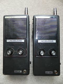   Vintage 1967 Midland Walkie Talkies Model 13 133C 2 Watt 13 Transistor