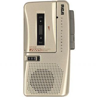 RCA RP3538 4096 MB Handheld Cassette Voice Recorder
