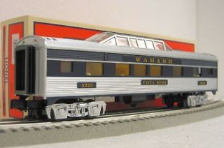 LIONEL BLUE BIRD VISTA DOME 6 30159 passenger train coach car o gauge 