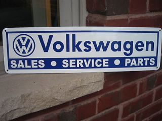 Volkswagen Parts Service Garage Sign VW Bus Bug Bettle 63 64 65 66 67 