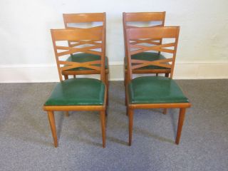 vintage set of 4 heywood wakefield champagne dining chairs time