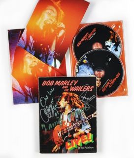 bob marley and the wailers band autographed dvd signed by