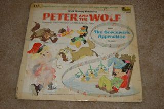 Walt Disney Presents Peter And The Wolf & Sorcerers Disneyland Record 
