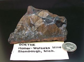 goethite homer watseka iron mine stambaugh michigan 