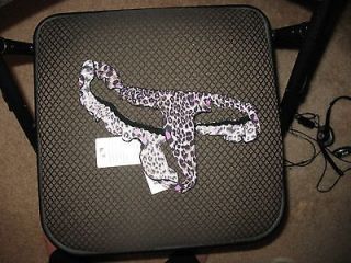 Wicked weasel 696 leopard print knicker, pink, thong, large *NWTG*
