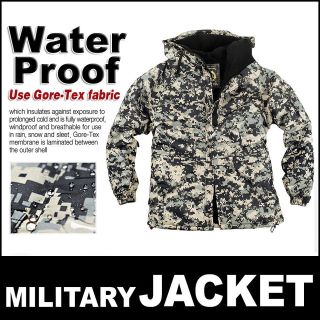 New Mens Special GoreTex Fabric Waterproof Warm Military Fishing 
