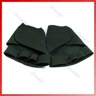neoprene sport gloves gym weight lifting fitness blac from