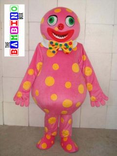 blobby costume mr party clown mascot mister tumble time left