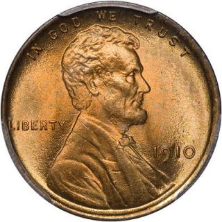 1910 1c pcgs ms67rd lincoln cent wheat reverse among finest