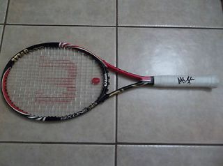   Pro Stock Wilson BLX 6.1 95 Tennis Racquet Paintjob With Signature