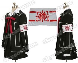 Vampire Knight Kurosu Yuki Day Class Uniform Cosplay Costume