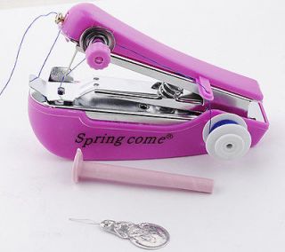   mini portable pocket cordless hand held clothes sewing machine Sergers