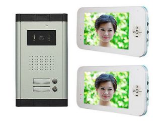 Apartment Wired Video Door Phone Audio Visual Entry Intercom