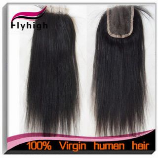 100% Brazilian Virgin Straight Remy Silk Human Hair Full Lace Top 