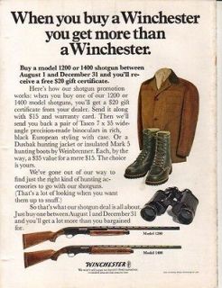 1969 winchester ad model 1200 1400 shotguns 