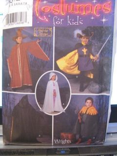 5512~Simplicit​y Costumes For Kids~Andrea Schewe Wizards & Knight 
