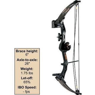 new fred bear brave 3 youth bow kit black time