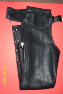 men or women s buffalo thick black leather chaps time