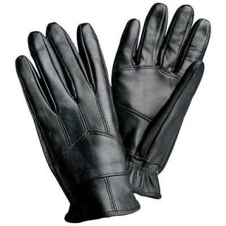   Solid Leather Driving Riding Casual Gloves Thinsulate Lining Medium