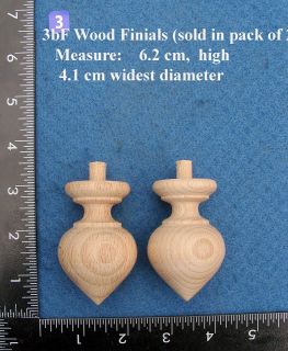 pair base finials for antique clocks 3b from united kingdom