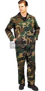 woodland camouflage military jumpsuit unlined coveralls more options 