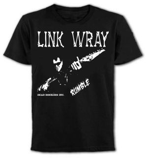 Link Wray Rumble T Shirt   Rock n Roll Guitar Legend Rumble 1950s 