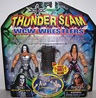 WCW Toy Biz Thunder Slam Wrestlers 2 Pack Sting Bret Hart NEW wwe wwf 