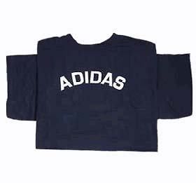mens adidas t shirt 3xl blue short sleeve arched logo new