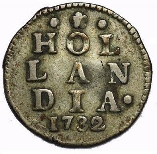 1732 Dutch Hollandia Silver Two Stuivers Very Good Condition