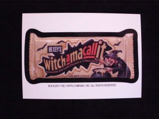 2011 Wacky Packages Halloween Postcards Artist Bio Witchamacallit John 