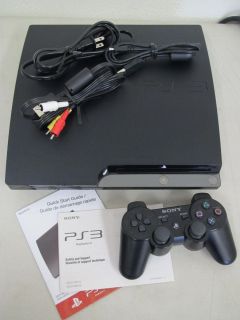 Sony PlayStation 3 Slim 120 GB Black Console CECH 2001A