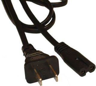 US 2 prong Laptop Power Cord for Lenovo Sony Toshiba Lot of 5 (x5)