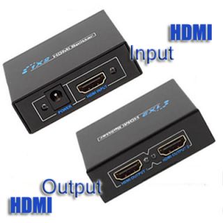 New 2 Port HDMI Splitter Multiplier Distribution Amplifier
