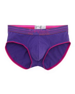 ist Underwear Neon Ultra Contoured Pouch Briefs Purple