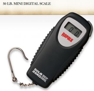 Rapala RMDS 50 50lb 25kg Mini Digital Scale Pocket Size Super Accurate 