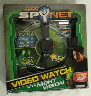 Spy Net Multi Media Night Vision Video Watch w/ 256MB Memory