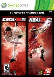 2K SPORTS MLB 2K12 / NBA 2K12 COMBO PACK (Xbox 360, 2012)
