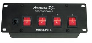 American DJ PC 4 Power Switch 4 Plug Circuit Panel New