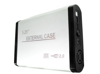 25 IDE USB 2 0 External CD DVD Case Enclosure