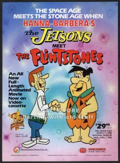 Jetsons Meet The Flintstones   Hanna Barbera   Vintage 1988 video 