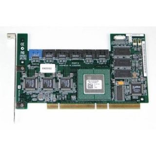 Dell XD084 Adaptec AAR 2610SA 6 Port SATA RAID Controller Card PCI X 