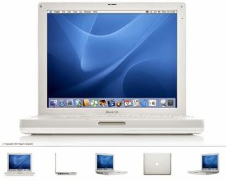   iBook G4 Internet Ready Laptop OSX Panther 40GB HDD 768MB RAM