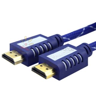 Premium M M Gold 50 ft Long HDMI Cable for PS3 1080p HD