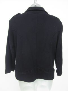 525 America Black Knit Zipper Detail Sweater Jacket M