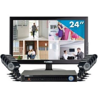Lorex Eco 16 Channel ECO+ DVR with 24 LED HDMI Monitor and 500GB HDD 