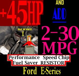 FORD E SERIES VAN 1989 2010 2011 2012 PERFORMANCE SPEED CHIP FUEL 