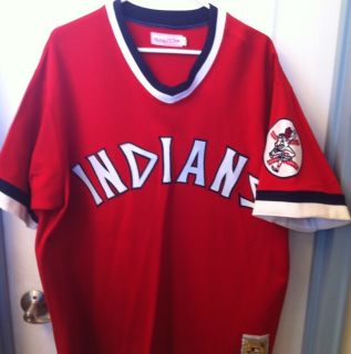 Vtg Mitchell And Ness Cleveland Indians Jersey 20 Frank Robinson 2xl M 