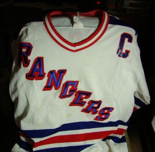 OLD NEW YORK RANGERS Mark Messier shirt jersey NY Maska captain C #11 