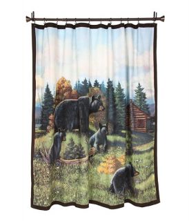 Avanti Black Bear Lodge Shower Curtain    BOTH 
