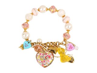 Betsey Johnson Candylane Toc Heart Candy Stretch Bracelet $55.00